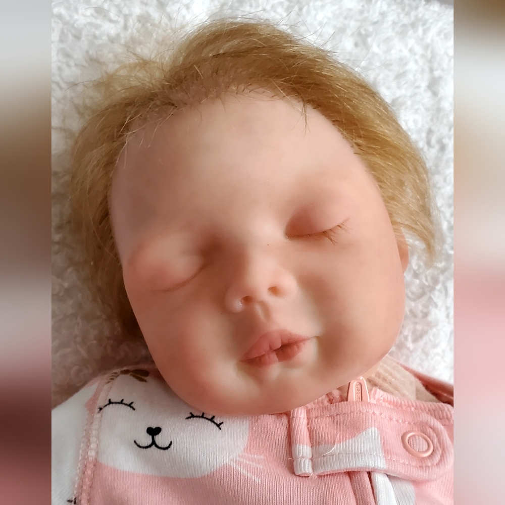Artist painted reborn doll